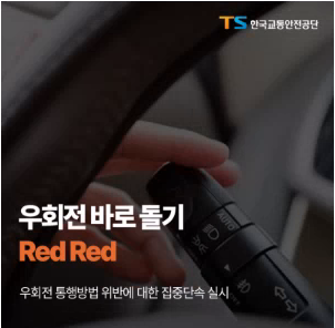 우회전 바로돌기 red red