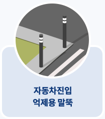 자동차진입 억제용 말뚝